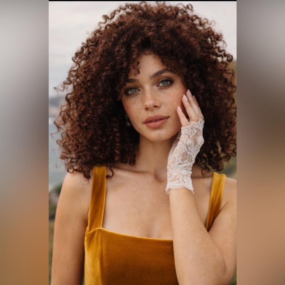 EUC JENNY YOO Velvet Bridesmaid Gown Marigold Gold Size 6 Square Neck Maxi - Picture 3 of 9